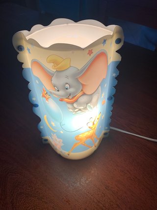 Lampada cameretta Dumbo e Bambi