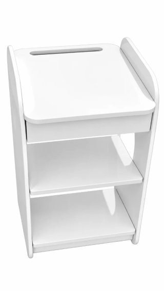Carrito de Estética Blanco con ruedas