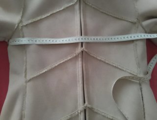 Chaqueta de Antelina Beige vintage original