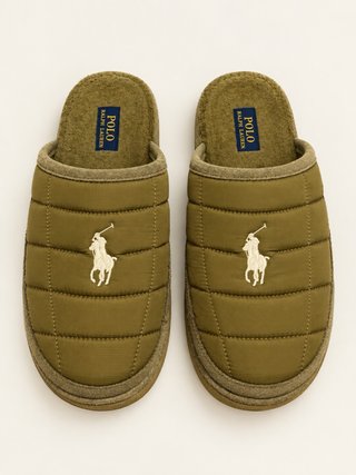 Pantuflas Polo Ralph Lauren Verdes