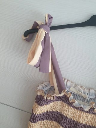Vestido de tirantes chocolate