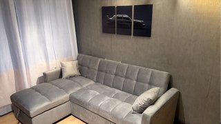 Sofá cama Chaise Longue Gris