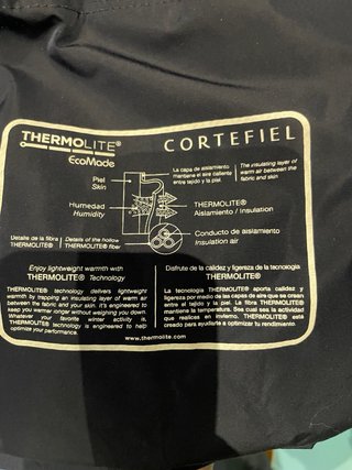 Abrigo Cortefiel Azul Marino Talla XXL.