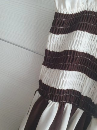 Vestido de tirantes chocolate