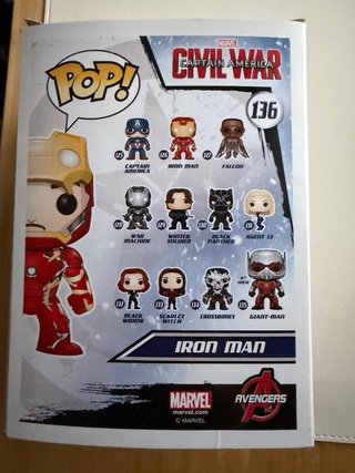 Funko Pop! Iron Man 136 Civil War