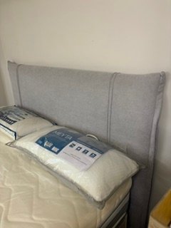 Cabecero de Cama Gris