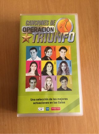 VHS Canciones de Operación Triunfo