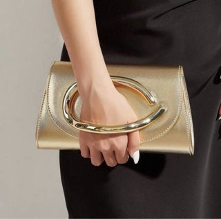 Bolso de Mano Dorado para Eventos