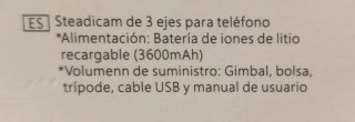 Estabilizador Gimbal Hohem iSteady Mobile+