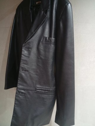 Chaqueta Americana Negra 100% piel caprina