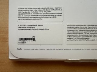 Apple Watch ULTRA 49mm. Green Alpine Loop S