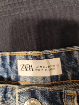 Short vaquero Zara talla 40