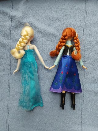 Lote Muñecas Elsa y Ana Frozen