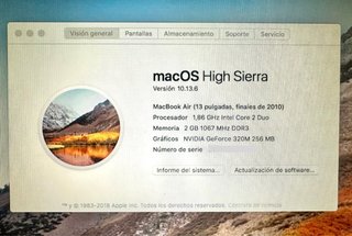 MacBook Air 13” (2010) 128GB SSD