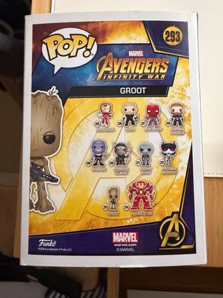 Funko Pop Groot Avengers Infinity War 293