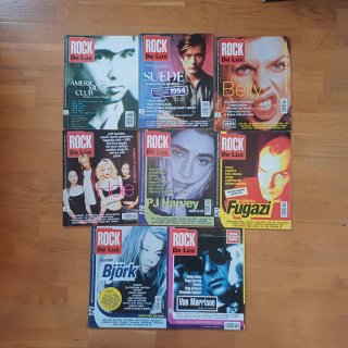 Lote de revistas rockdelux año 1994/1995