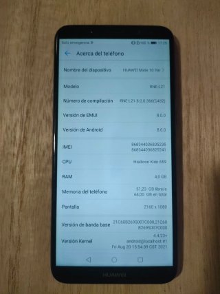 Huawei Mate 10 Lite Negro