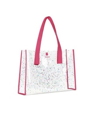 Bolso Tous Gems Transparente Escarchas Colores