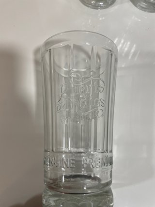 Set de 4 Vasos de Cristal Puerto de Indias