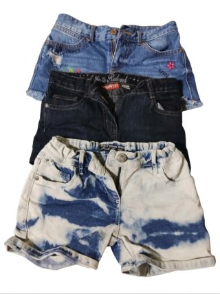 Shorts vaqueros niña