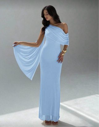 Vestido de Invitada Azul