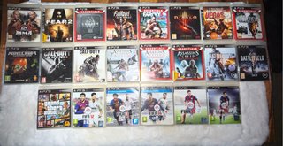 PS3 slim + mando original + 22 juegos