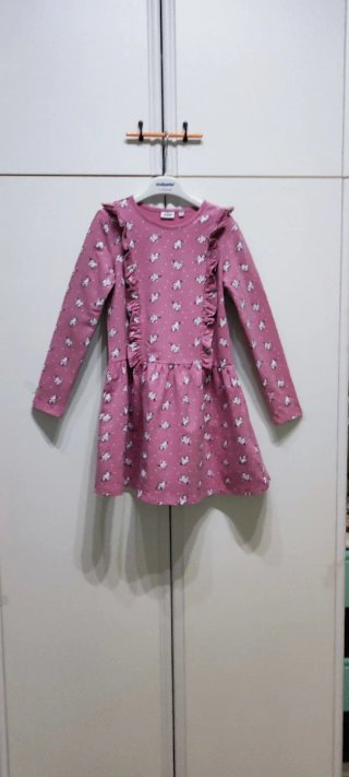 Abito invernale bambina unicorno 8-9 anni