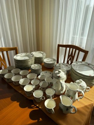 Vajilla y Juego de Café San Claudio