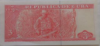 2 Billete x 5€, 3 Pesos Cubanos 2004 Nuevo