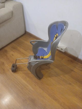 Sillita bici bebé con soporte