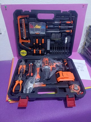 Maletín de Herramientas con Taladro 21V