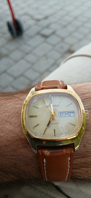 Licurgo Vintage Chapado en Oro ETA 2878
