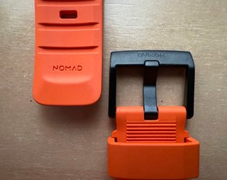 Apple Watch X Nomad 49mm. Rugged Band ULTRA Orange