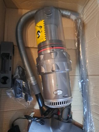 Aspiradora vertical gris