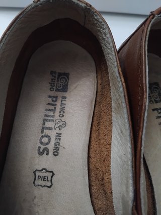Zapatos de Piel Pitillos Talla 36