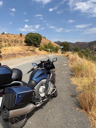 BMW K1600GTL Azul y Gris