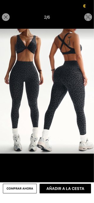 Conjunto Deportivo Sujetador y Leggings