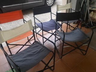 Sillas de director plegabes