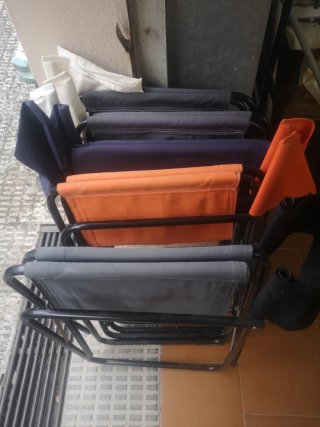 Sillas de director plegabes