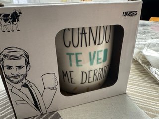 Taza cerámica Cuando te veo me derrito