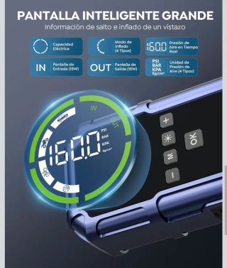 PRECINTADO‼️Arrancador de Batería e inflador