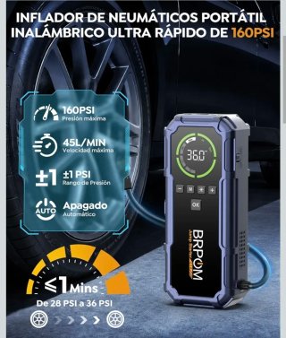 PRECINTADO‼️Arrancador de Batería e inflador
