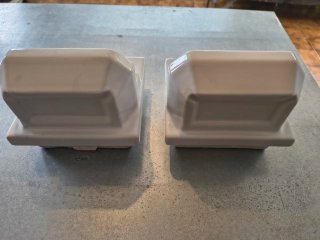 Portarrollos Baño Porcelana Antiguo Beige Blanco