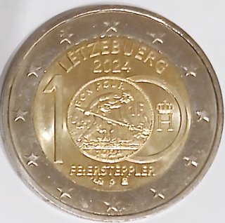 2 Euros conmemorativos Luxemburgo 2024