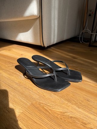 Sandalias tacón negras Primark