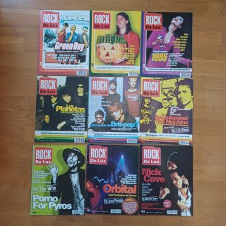 Lote de revistas Rockdelux años 1995/1996
