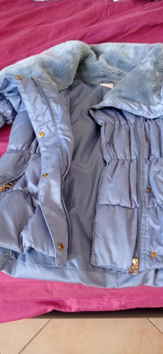 Giubbino donna con cuori dorati