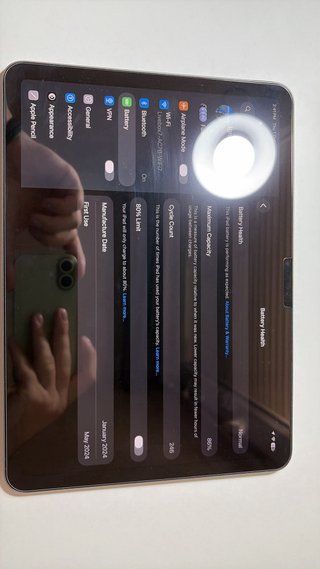 iPad Air M2 13” 256GB Plata + apple pencil