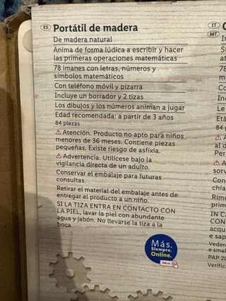 Ordenador Portátil Madera Juguete Educativo