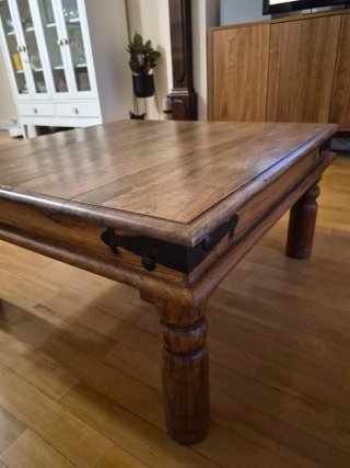 Mesa de Centro de Madera Rústica